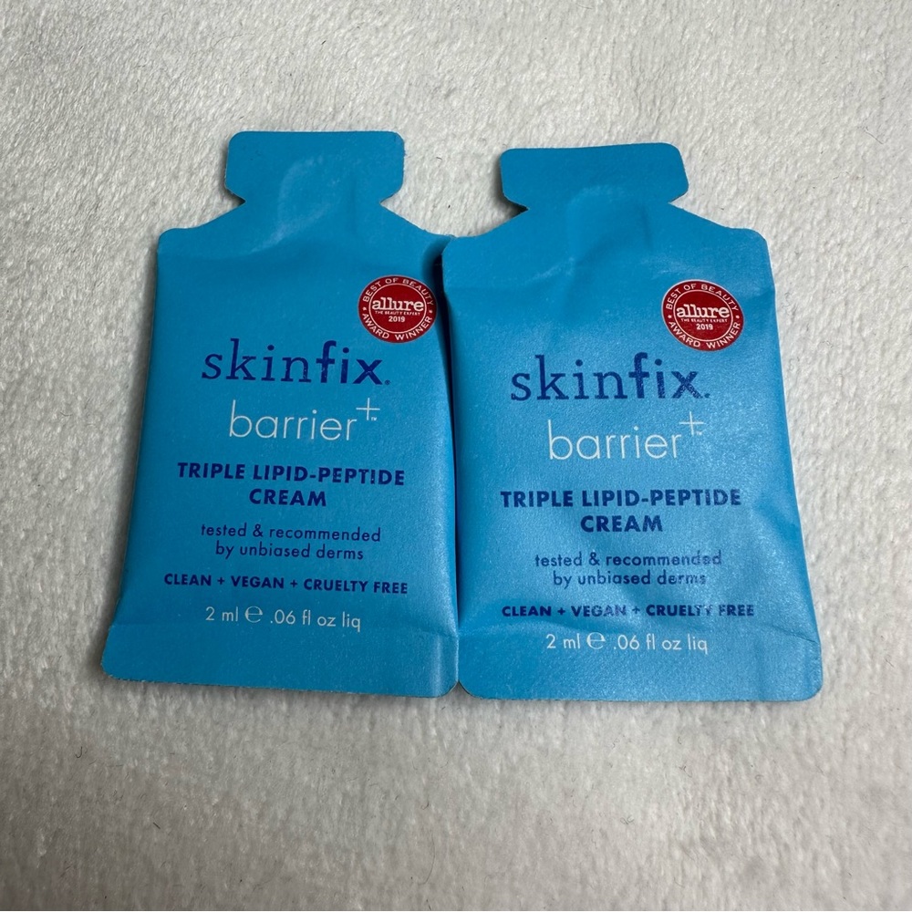Skinfix Triple Lipid Cream Face Moisturizer SAMPLE 2 pieces .6 Oz